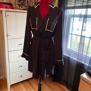 Black Express shirt dress